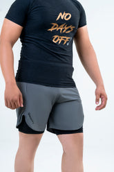 Training Workout 2 in 1 Short-Grey
